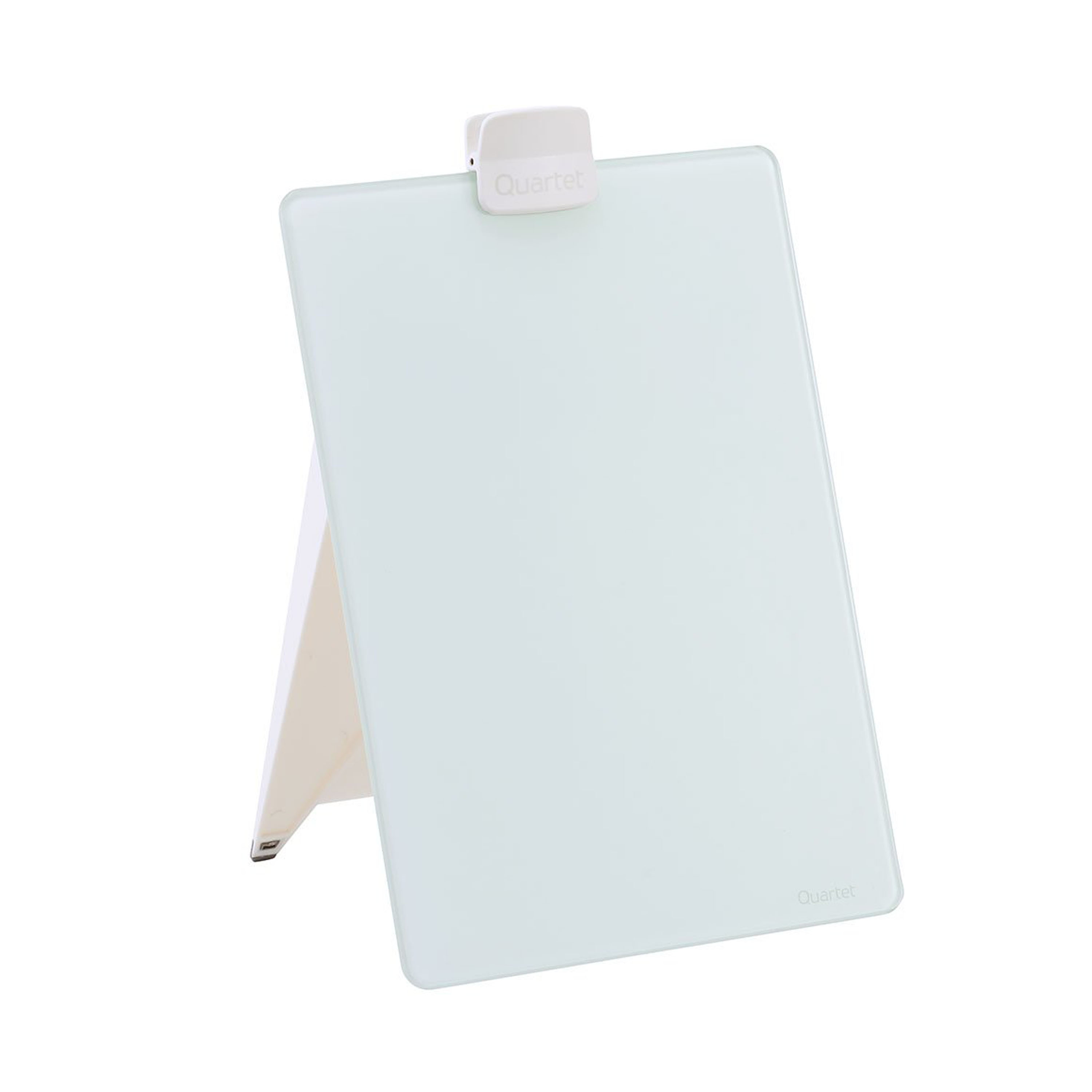 Quartet Glass Dry-Erase Desktop Easel, White